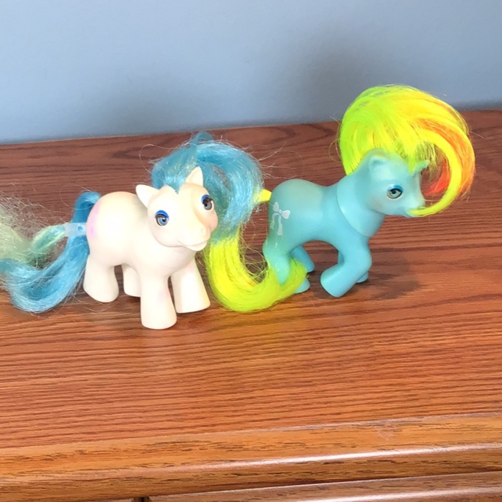 Blinking My Little Pony toys from the 1980s RARE